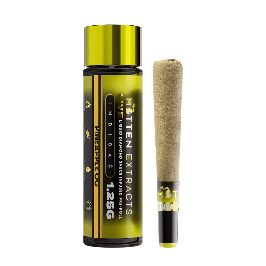 Mitten Extracts Live Sauce Infused Pre-Roll - Pineapple OG