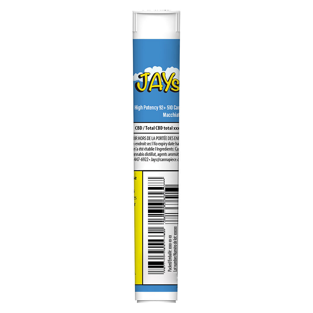 JAYS - High Potency 92+ 510 Cartridge Macchiato Gold - 0.95g