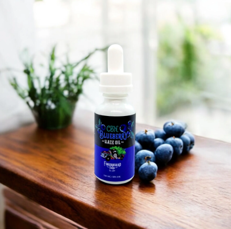FINGERBOARD FARM Tincture 330mg: Blueberry Haze CBN
