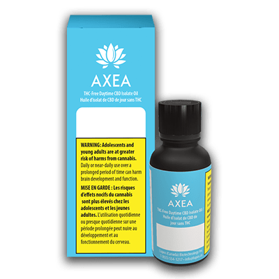 AXEA THC-Free Daytime CBD Isolate Oil - 30mL