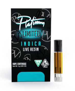 Platinum Vape Live Resin Blackberry Kush Cart