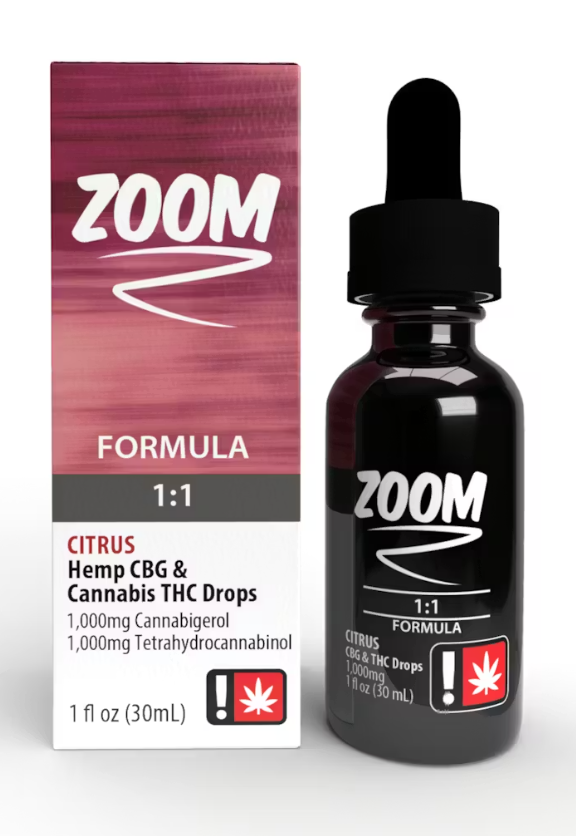 Flavored Tincture | Citrus | 1:1 CBG:THC | 2000mg