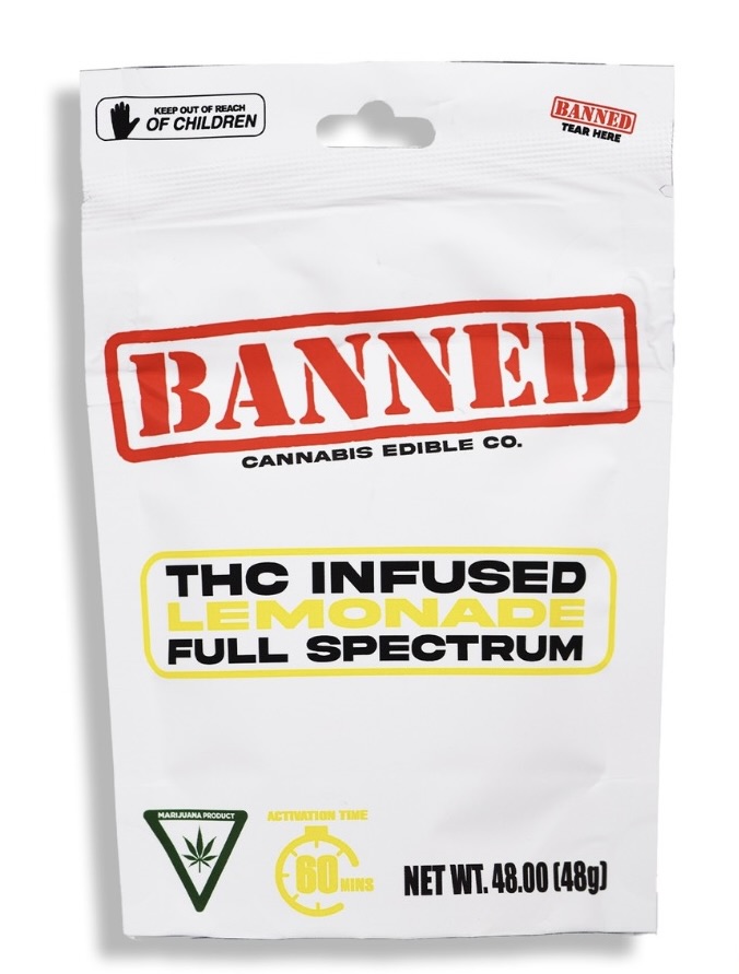Banned | 200mg Gummies | 4pk | Lemonade