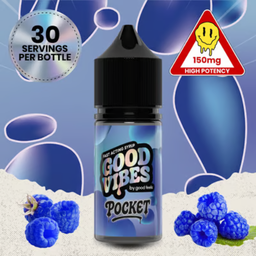 Pocket Syrup - Blue Raspberry THC:150mg