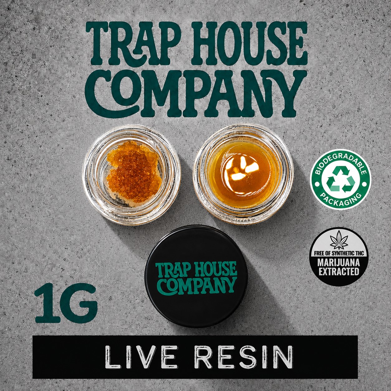 Trap House Company - Lemon Pine - 1g Live Resin