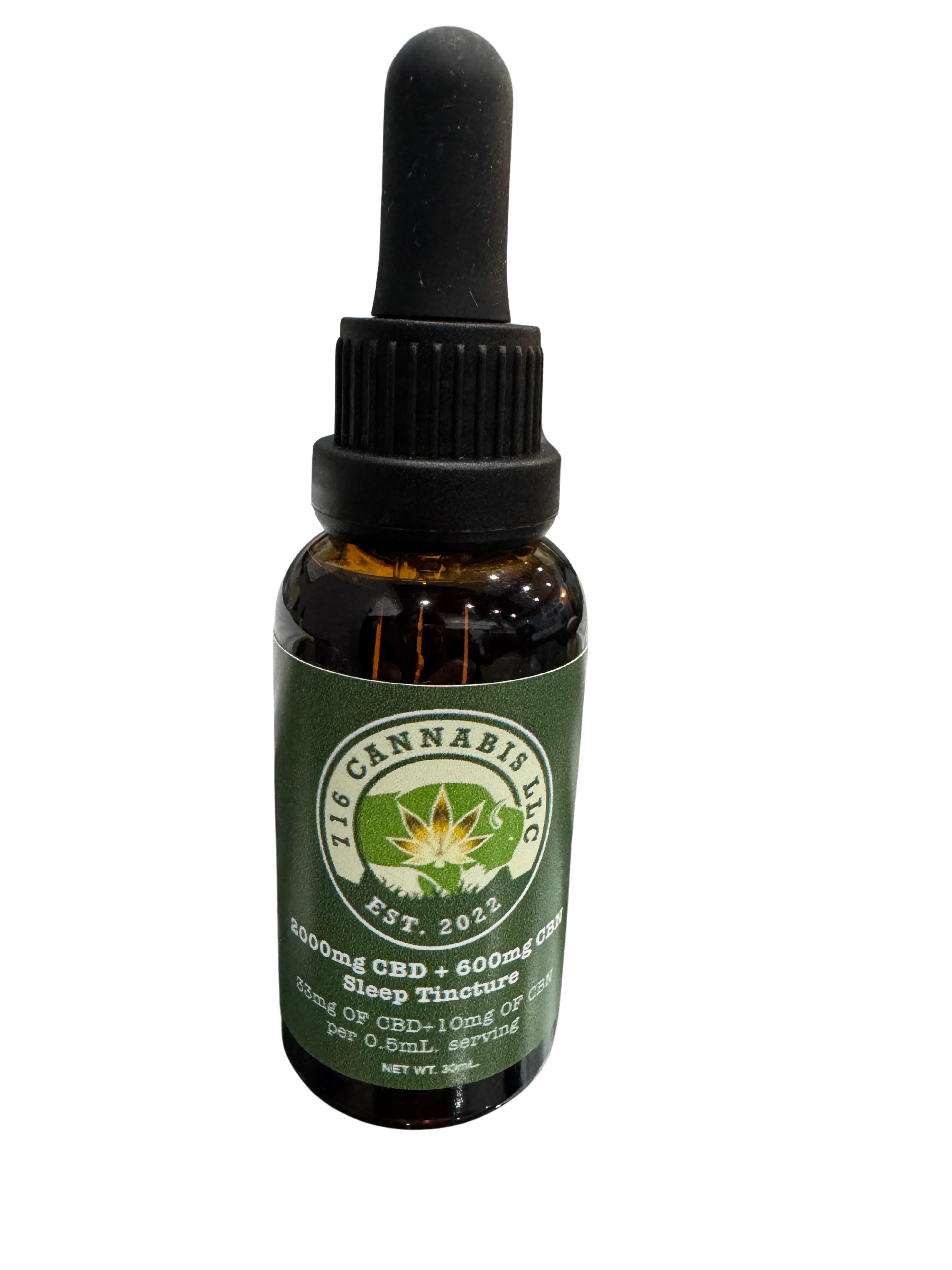 716 Cannabis | CBD+CBN Sleep Tincture 2600mg