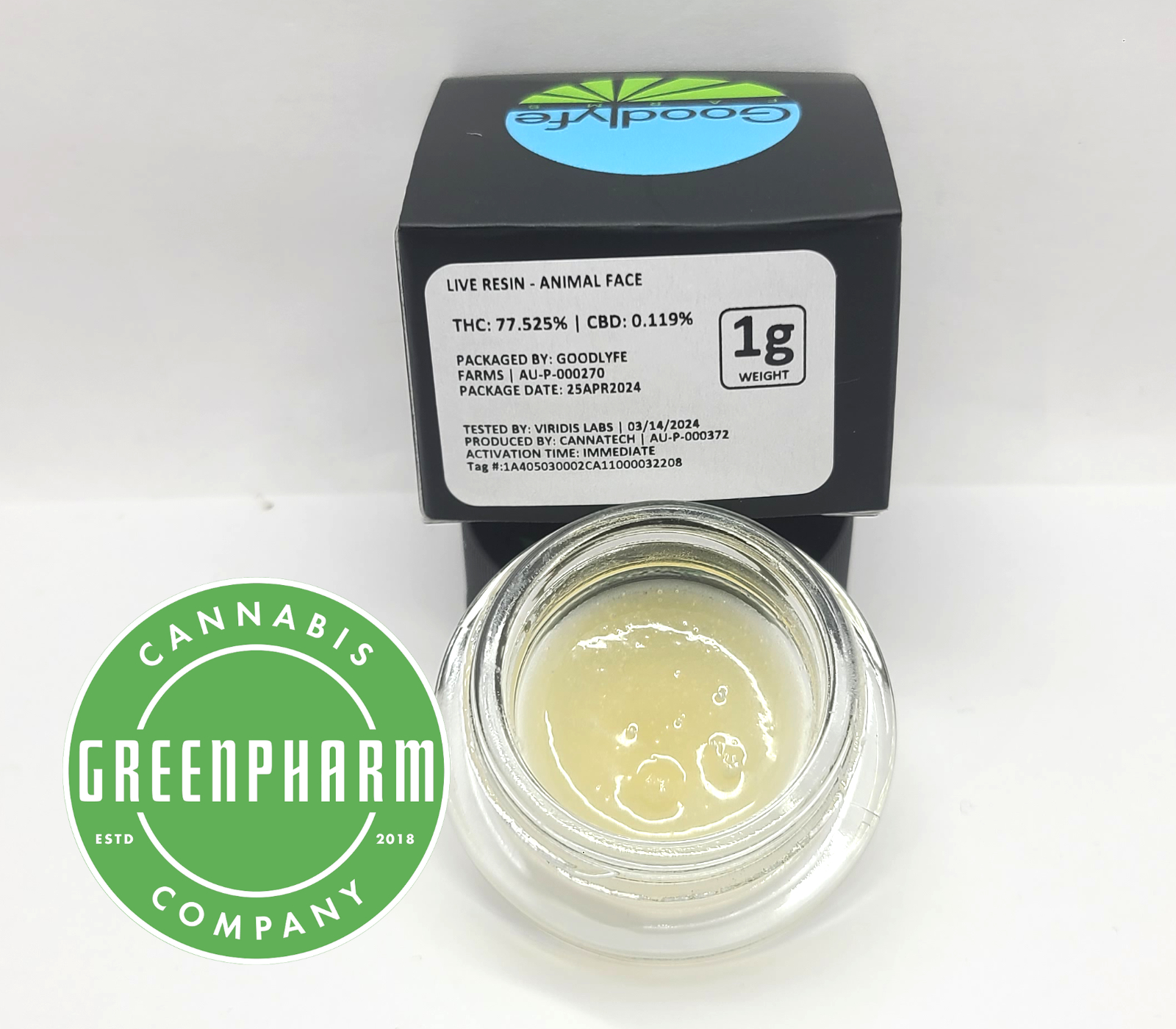 Concentrate | Goodlyfe | Animal Face Live Resin