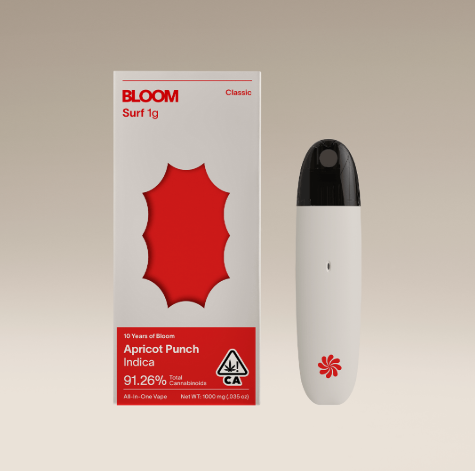 BLOOM Classic Surf Disp 1000mg: Apricot Punch