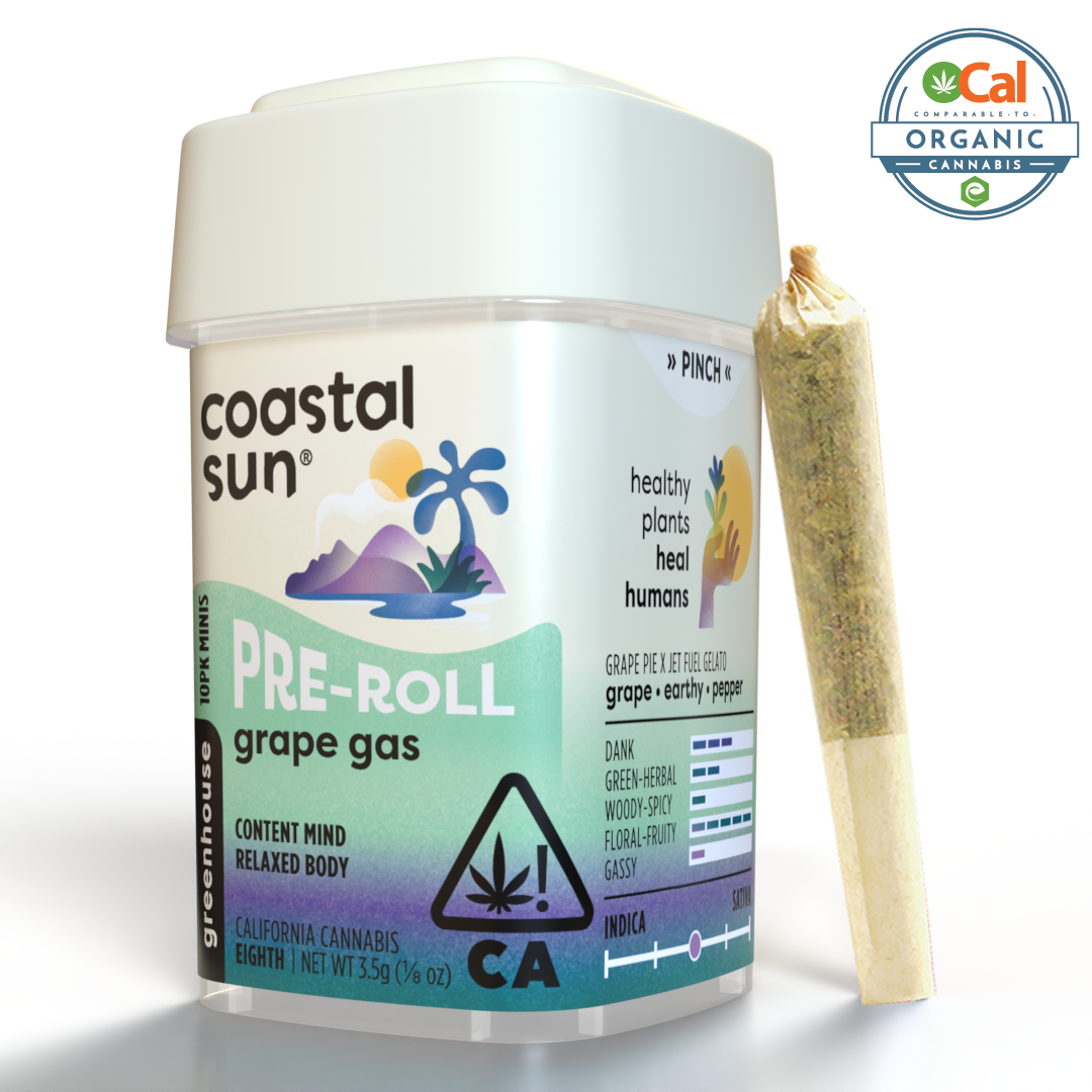 Coastal Sun Grape Gas Pre-Roll 10pk