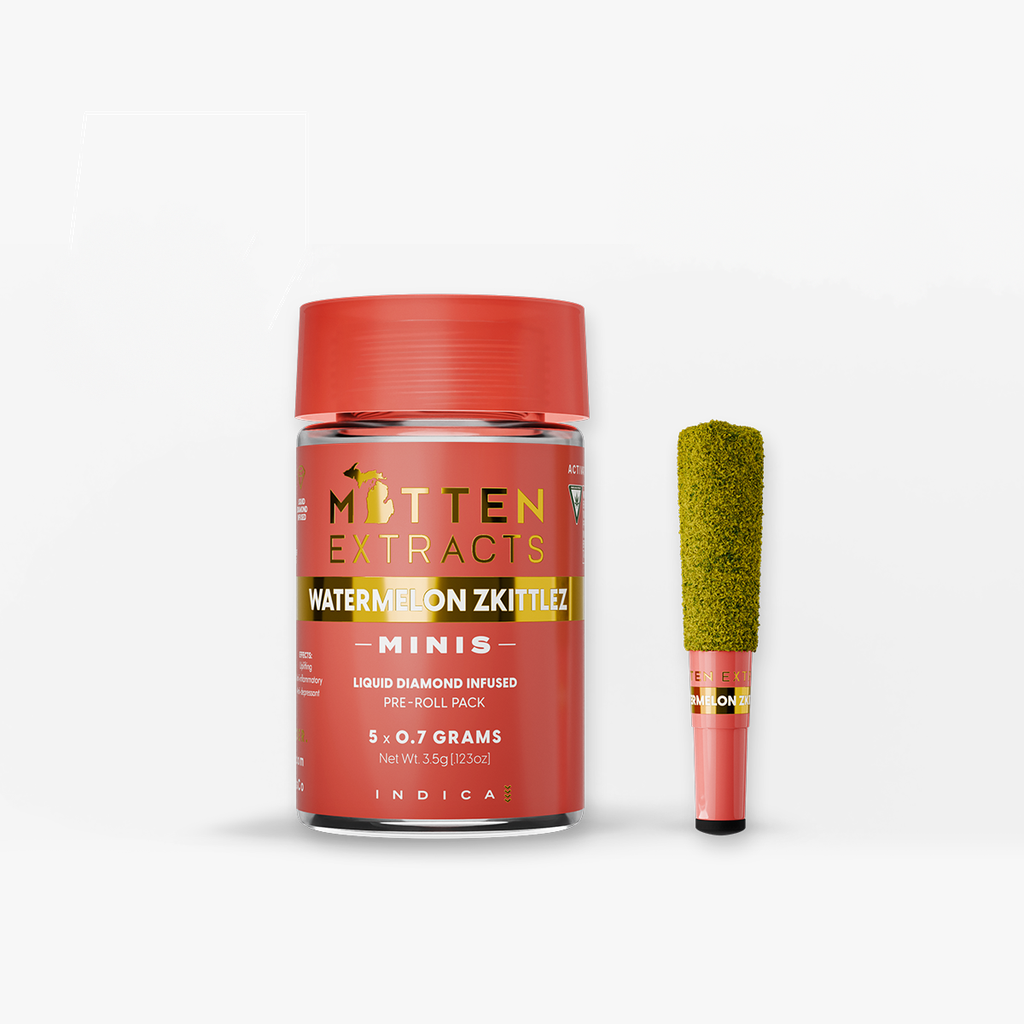 Watermelon Zkittlez .7g Infused Pre-Roll Minis - 5 Pack