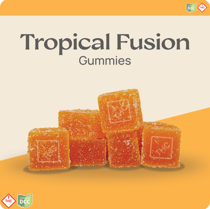 Standard Farms | Tropical Fusion 5:1 CBD:THC 10pk | 100mg Gummies