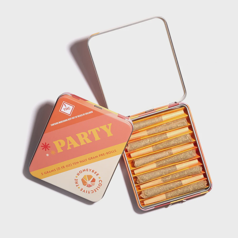 Honeybee Collective 0.50g 10pk PreRoll Tin | Party - UK Cheese