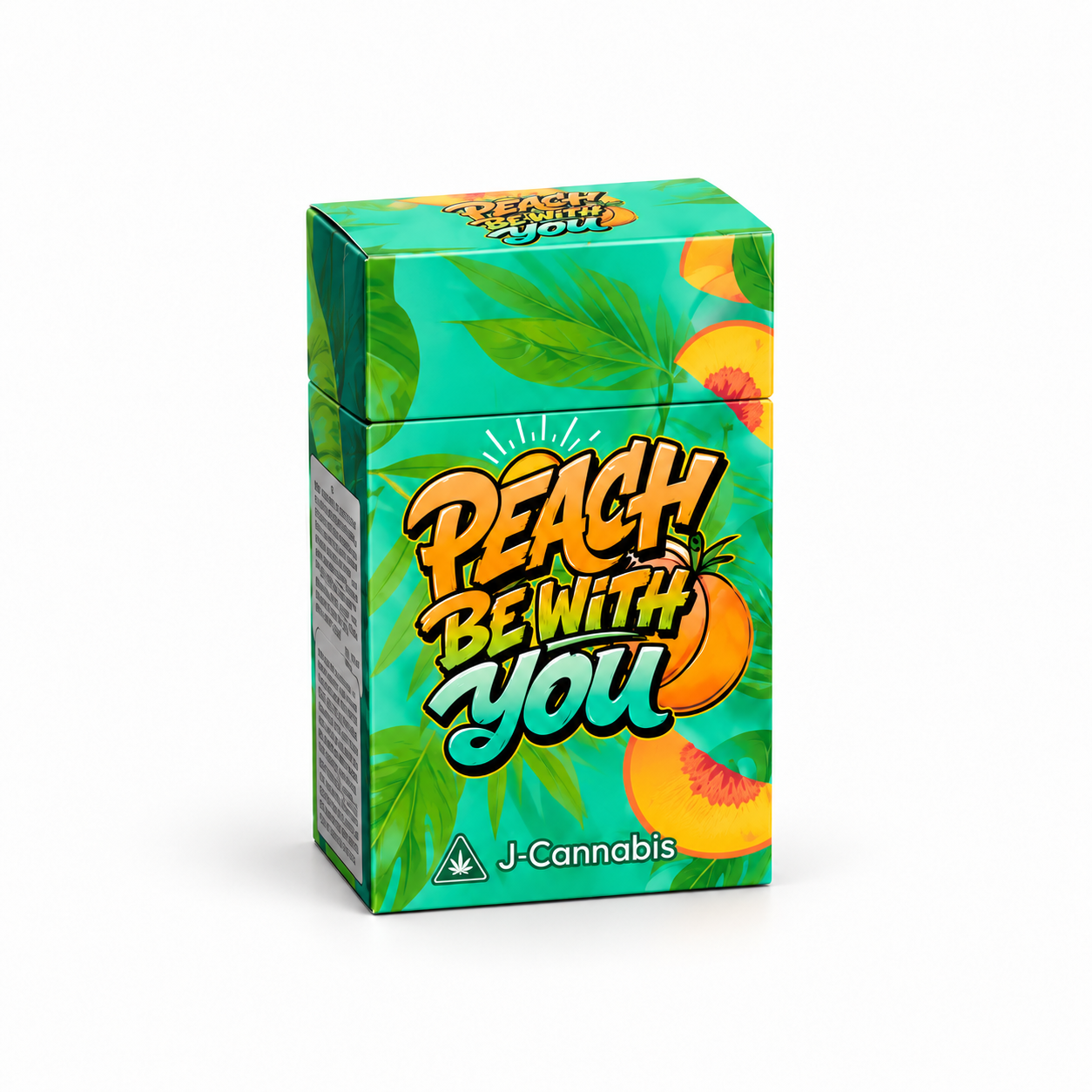 J CANNABIS - PEACH BE WITH YOU - BILLY CLUBS - 5PK + LIGHTER - HYBRID