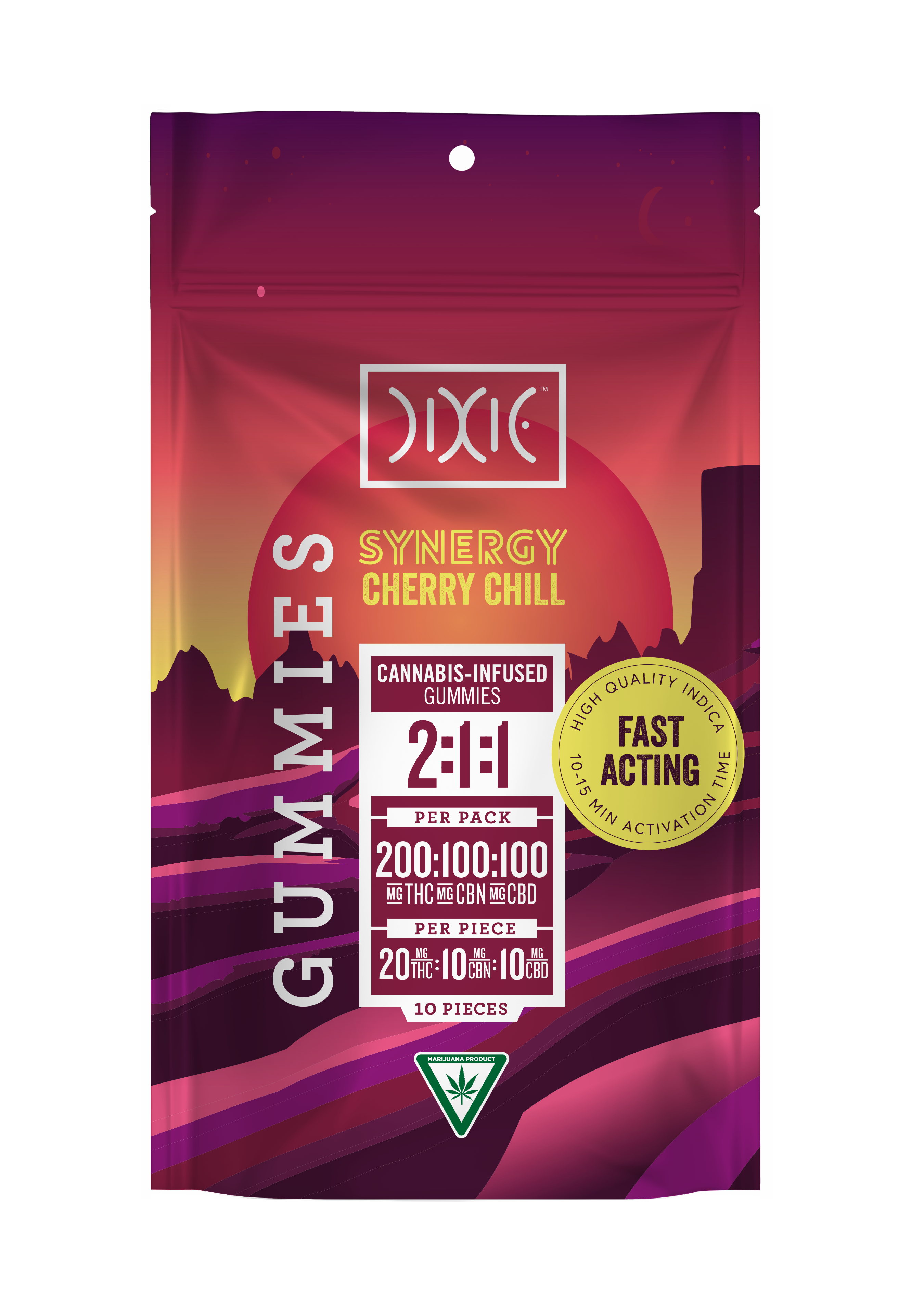 DIXIE | CHERRY CHILL | 200mg GUMMIES