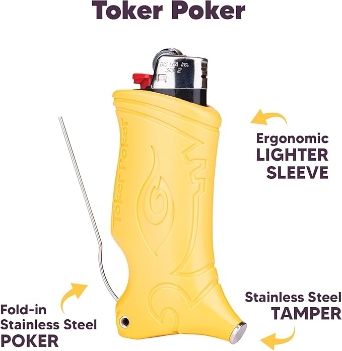 Toker Poker | BIC | Assorted Colors at Garden Remedies Med (Newton)