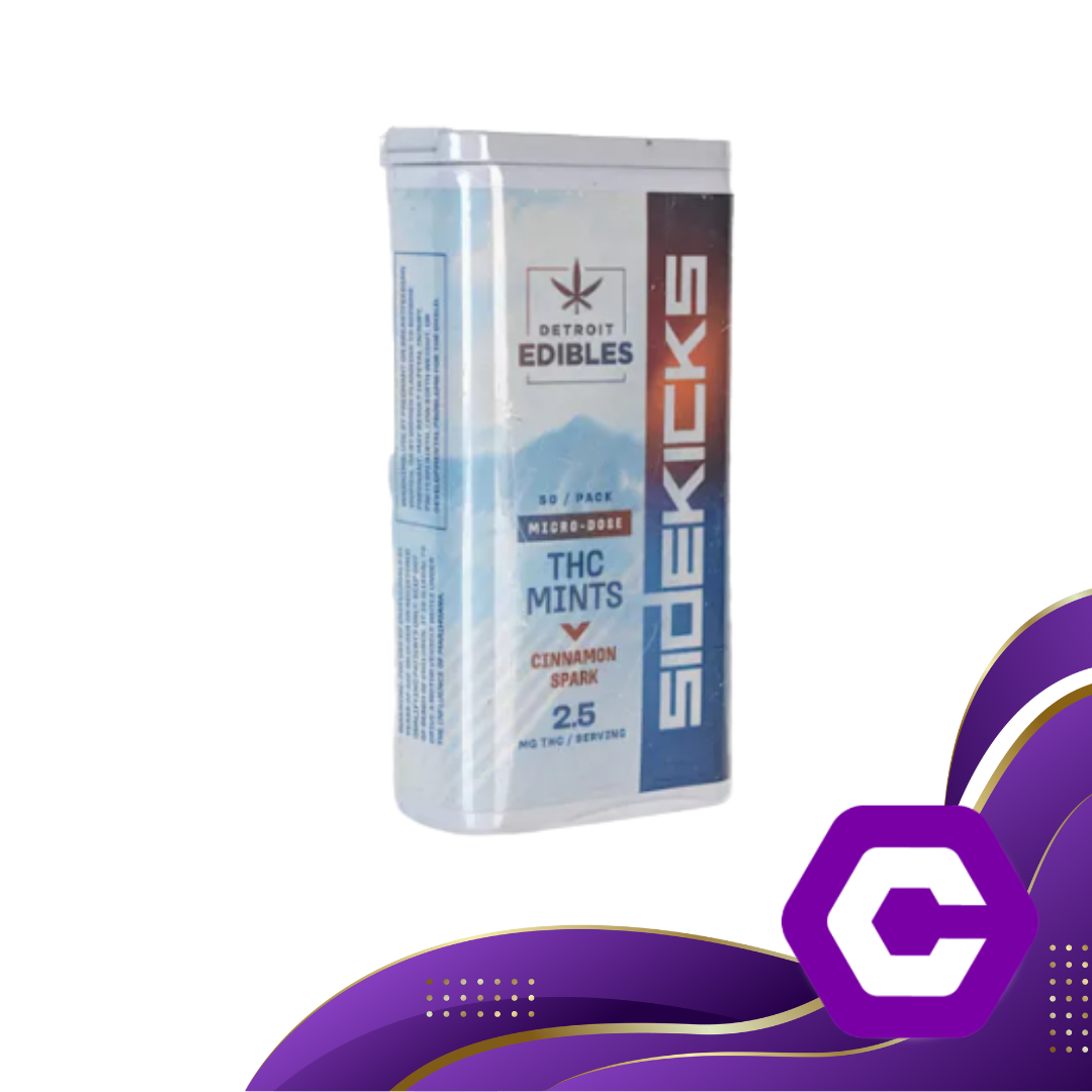 DETROIT EDIBLES | SIDEKICKS | 100MG | CINNAMON SPARK