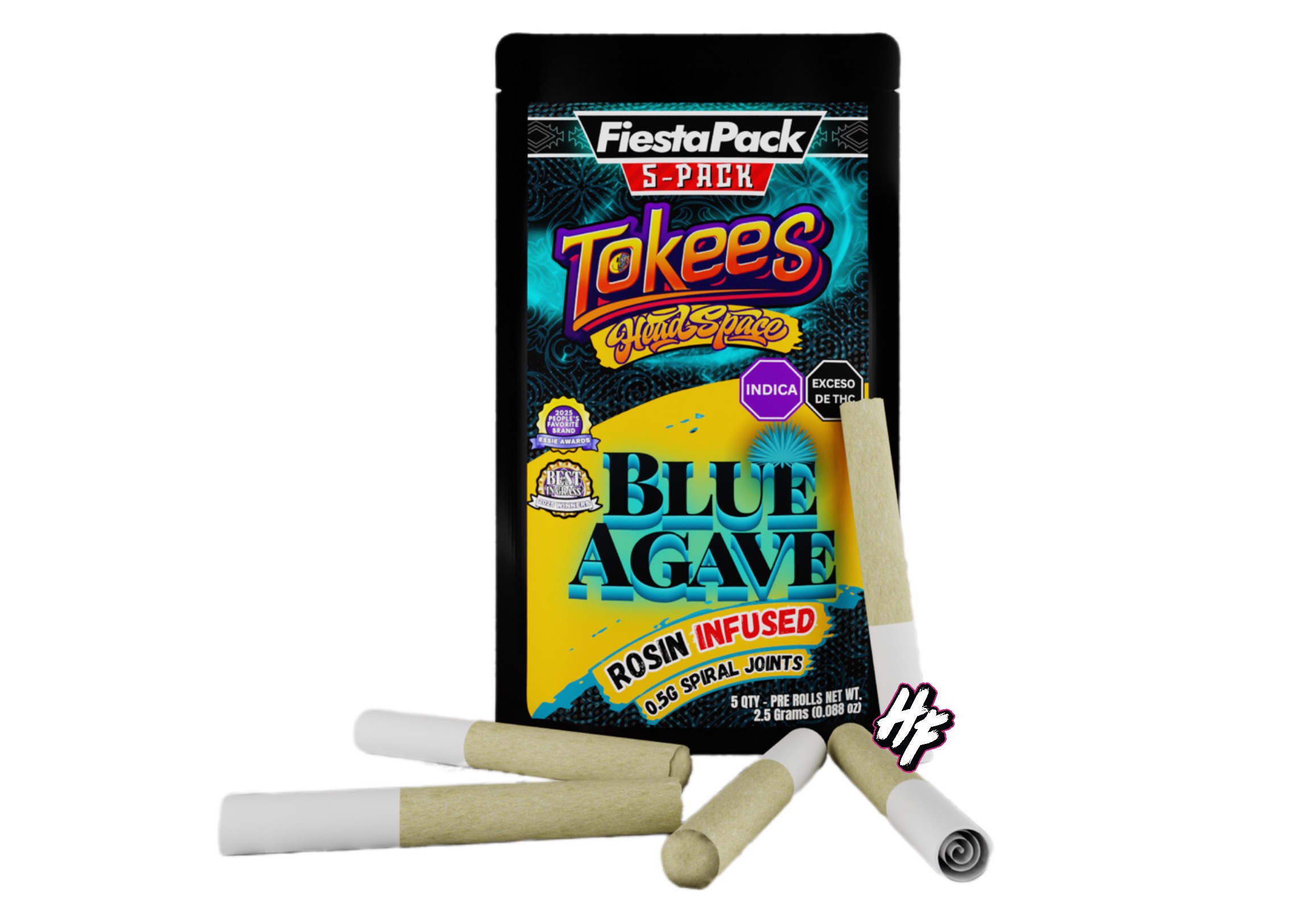 Tokees Blue Agave x 5 Multipack