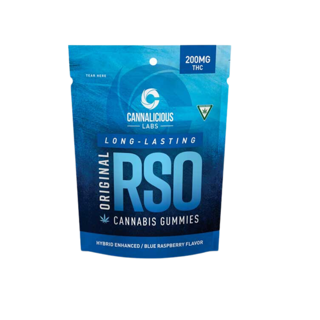 Cannalicious Labs - 200mg RSO Gummy - Blue Raspberry