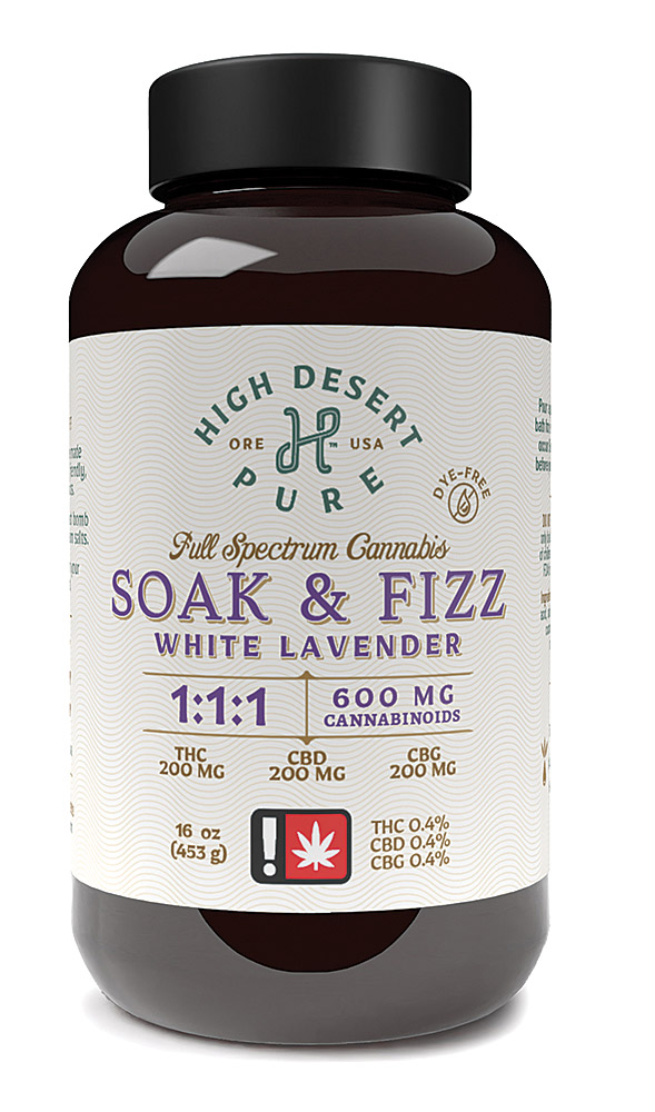 Soak Fizz White Lavender Soaking Salts 4 Servings