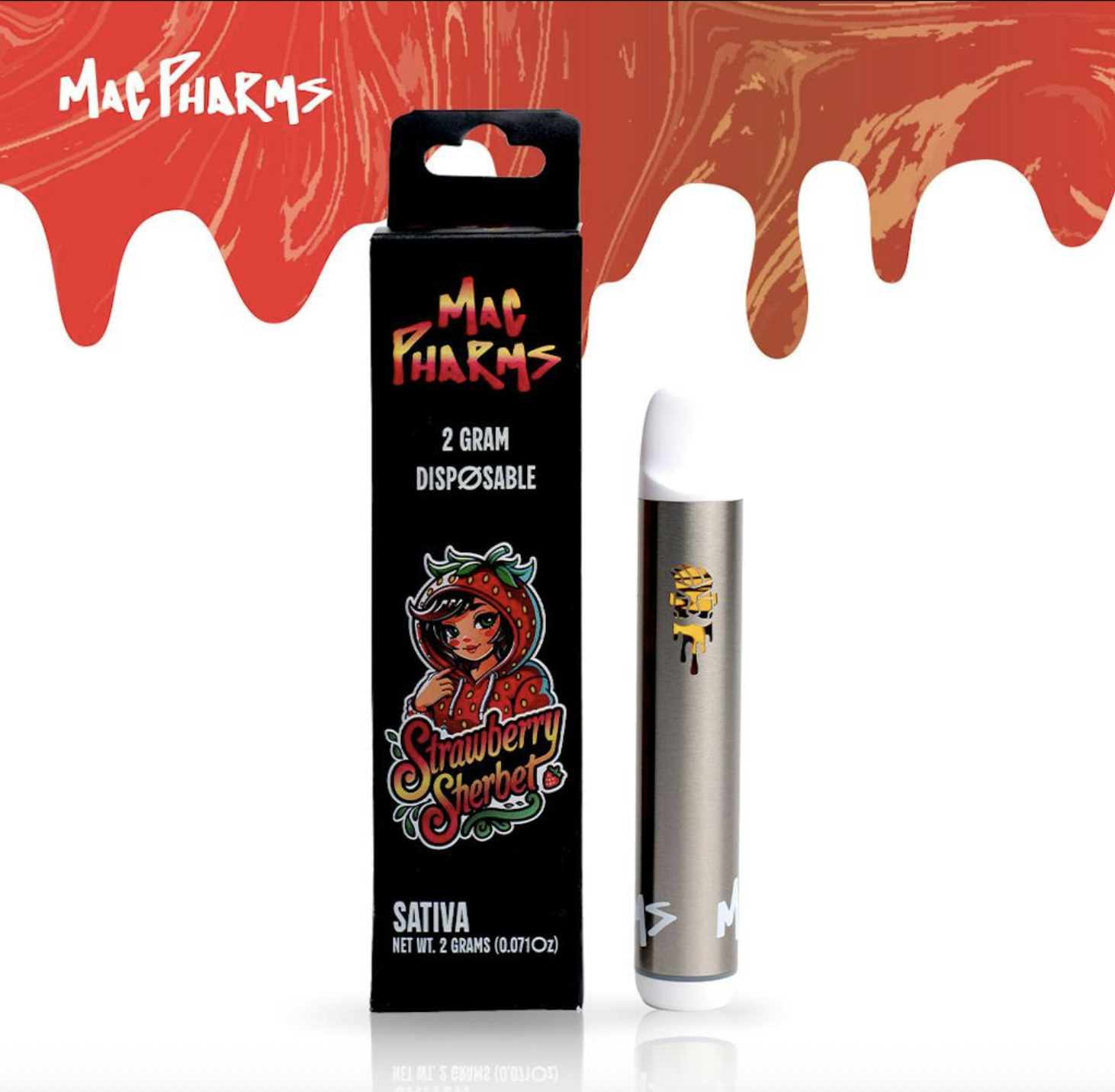 Mac Oils | Strawberry Sherbet | 2g AIO