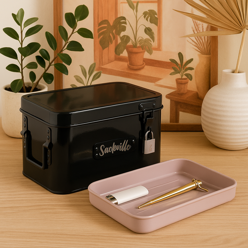 Sackville | Stash Lock Box | Black