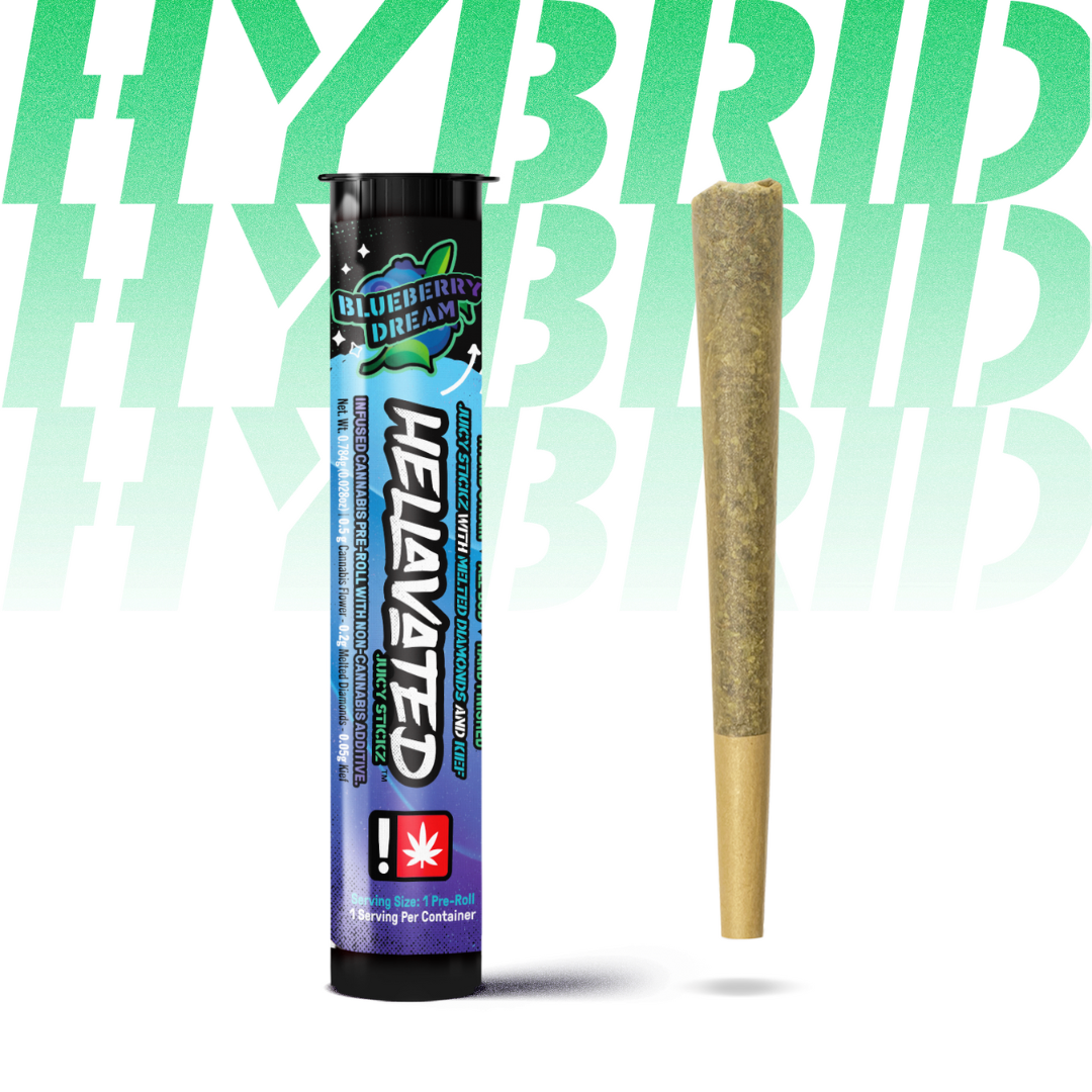 Blueberry Dream Juicy Stickz Infused Pre-Roll | .75g