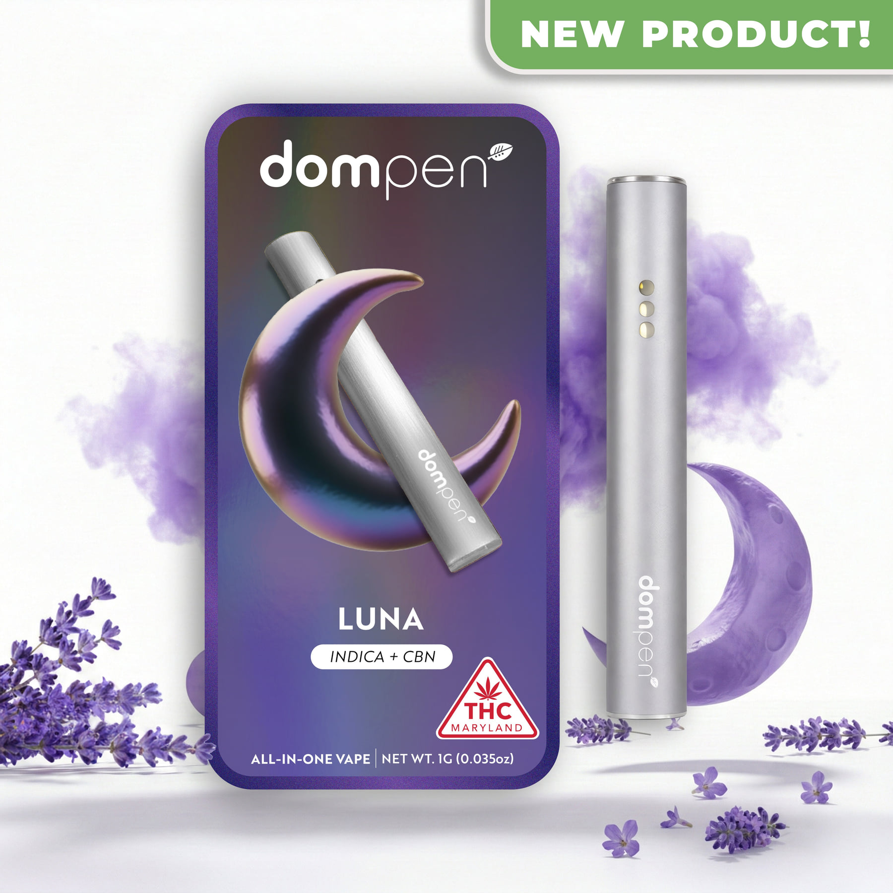 Dompen | Luna High CBN Disposable Vape | 1g