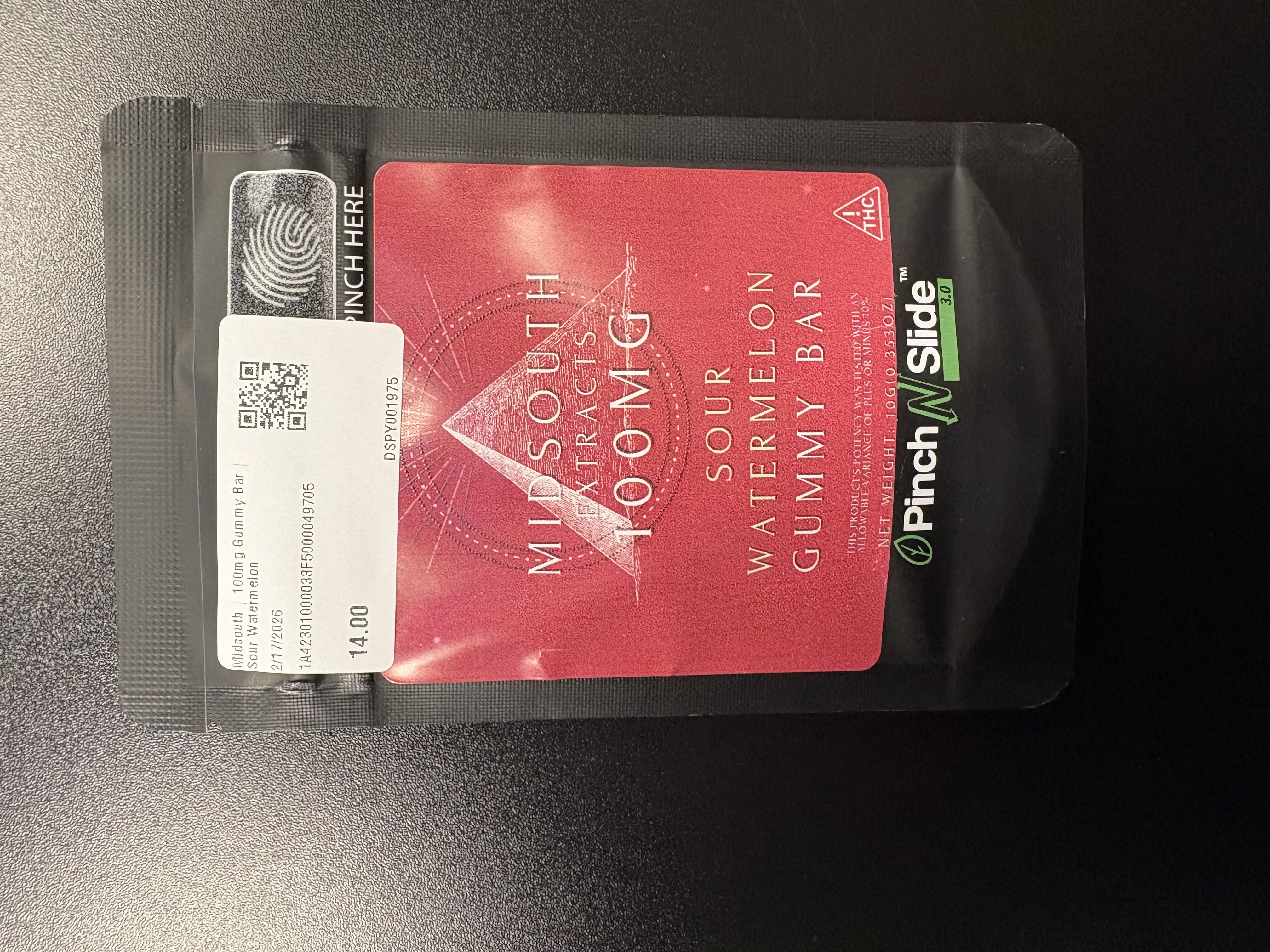 Gummy Bar Sour Watermelon