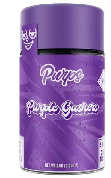 Purps Purple Gushers 5pk Prerolls