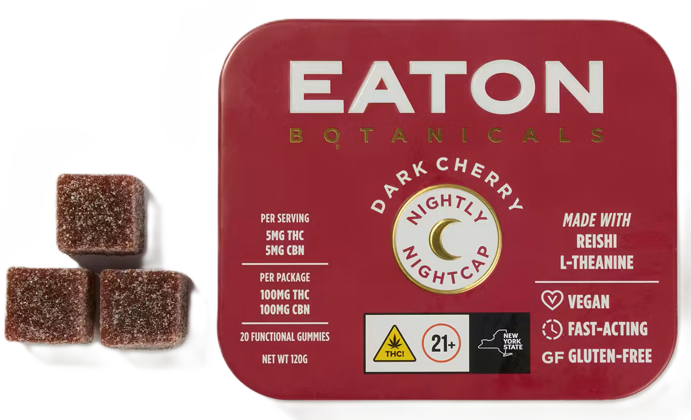 Nightly Nightcap Dark Cherry | Edible | 20pk | 100mg THC : 100mg CBN