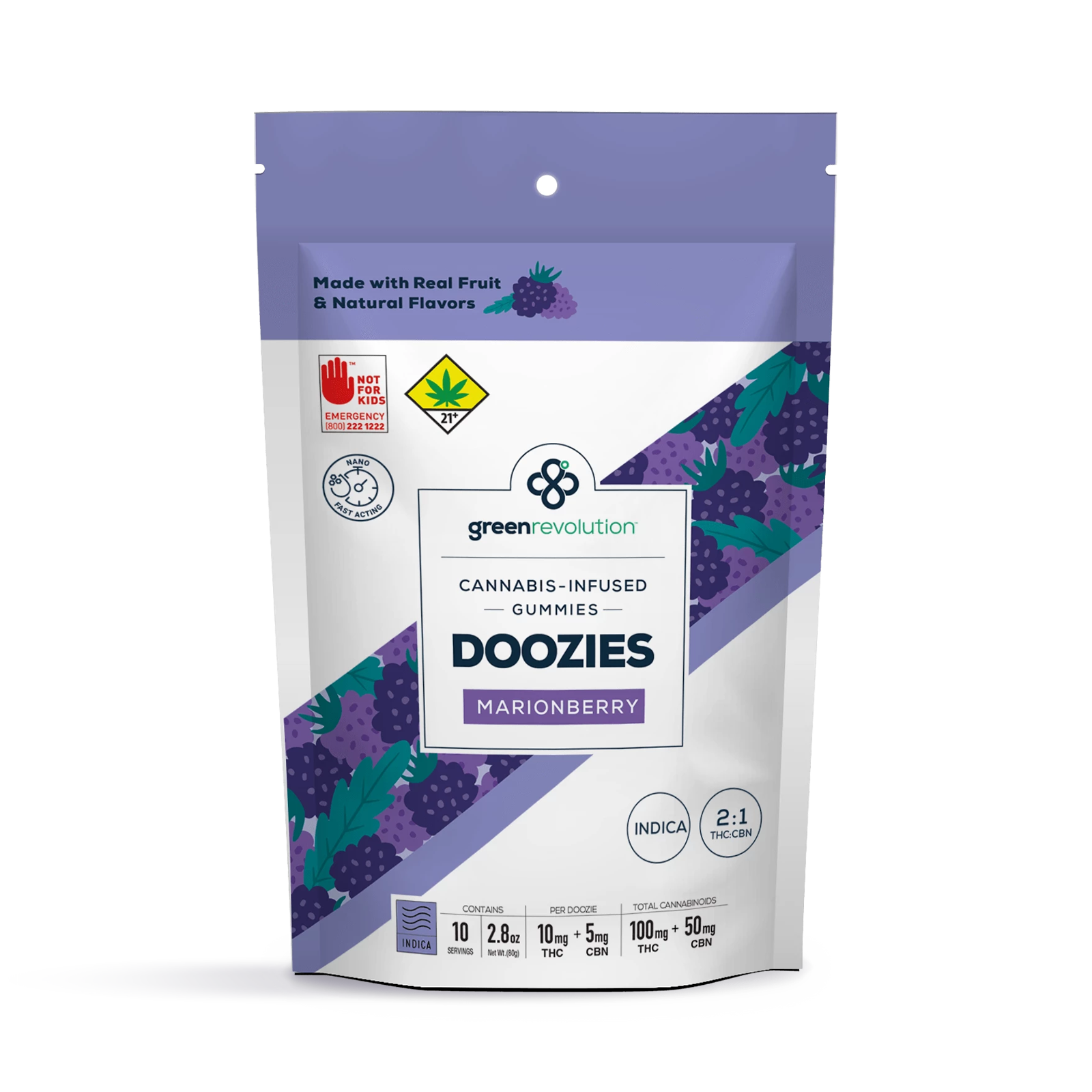 Marionberry CBN 2:1 Doozies 10-Pack |
