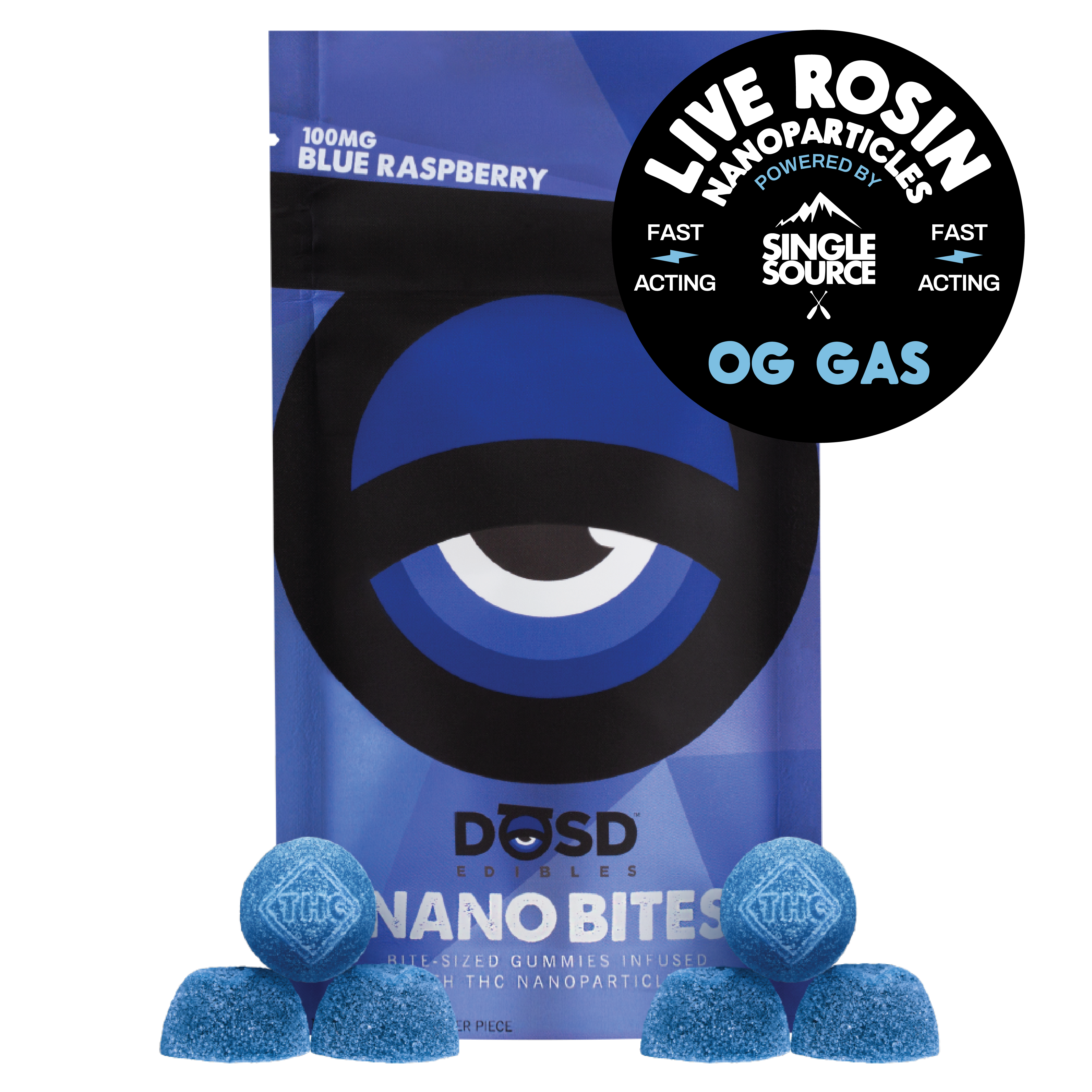 Blue Raspberry Nano Bites Og Gas