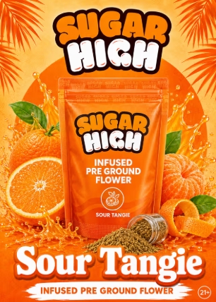 #Sugar High - Sour Tangie - 3.5g - Infused Sugar Shake