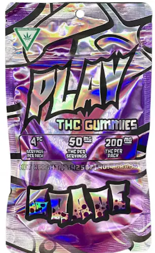 Play - 200mg Gummy - Grape