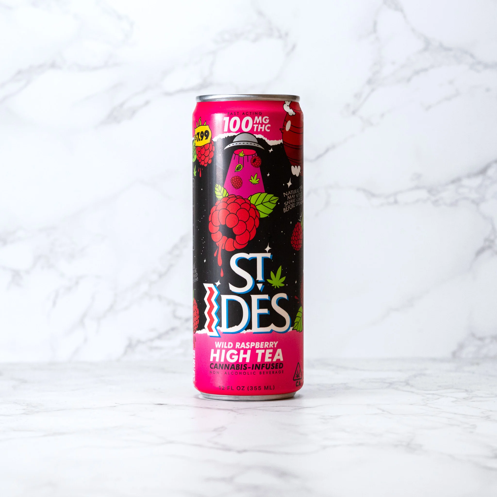 ST IDES - Wild Raspberry High Tea - Infused Beverage - 12oz/100mg