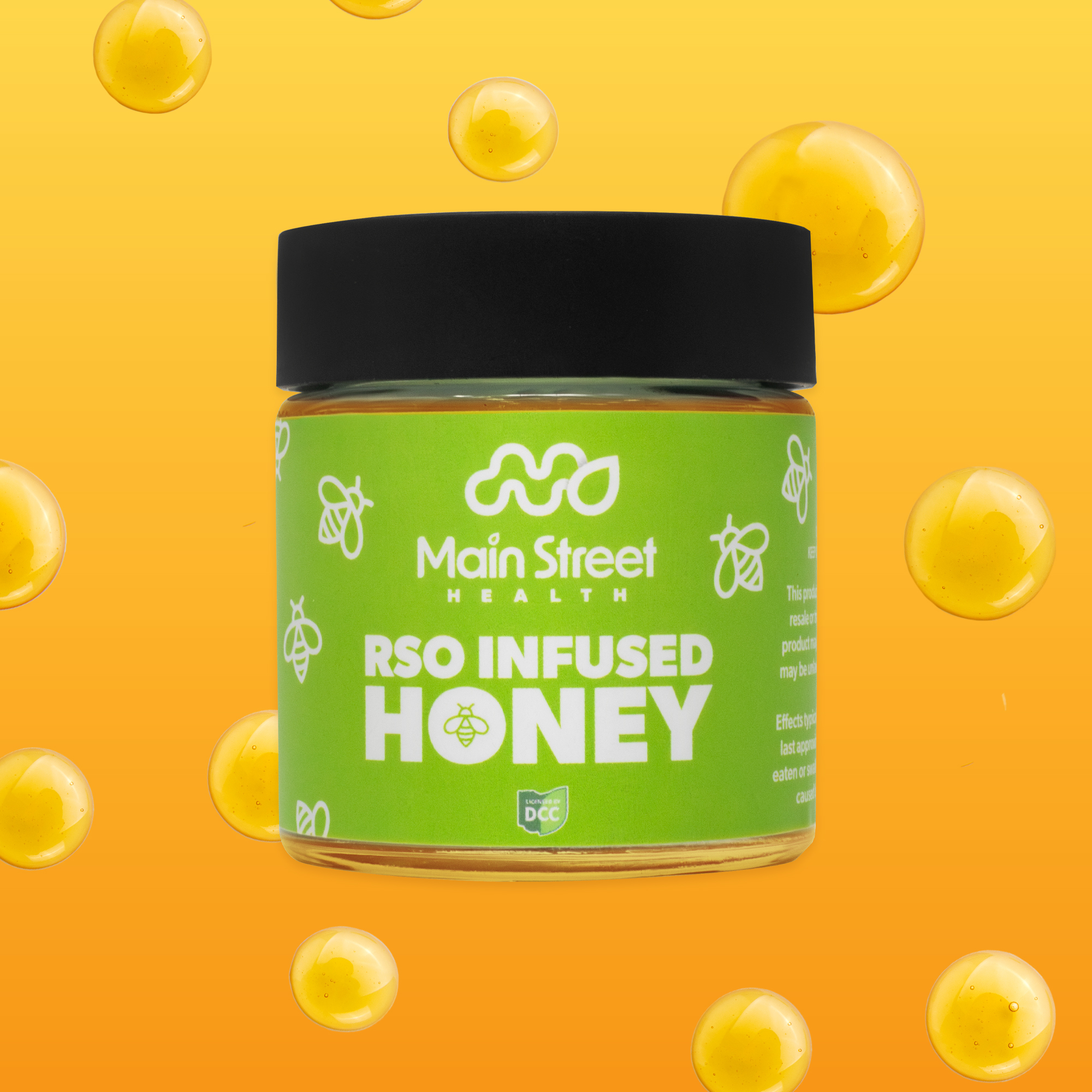 Main Street Health Honey Rso+ CBN CBG CBD