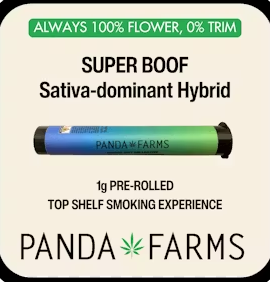 Panda Farms - Super Boof - 1.5g - Preroll