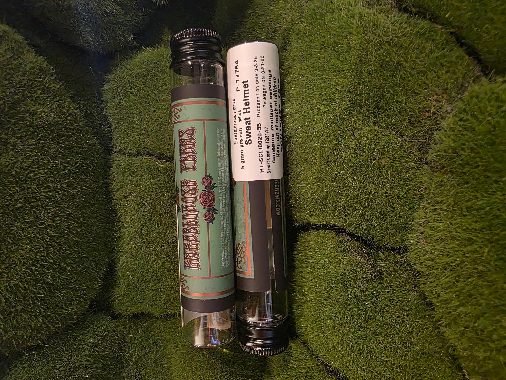 Pre Roll Single | Sweat Helmet | Emerald Rose Farms