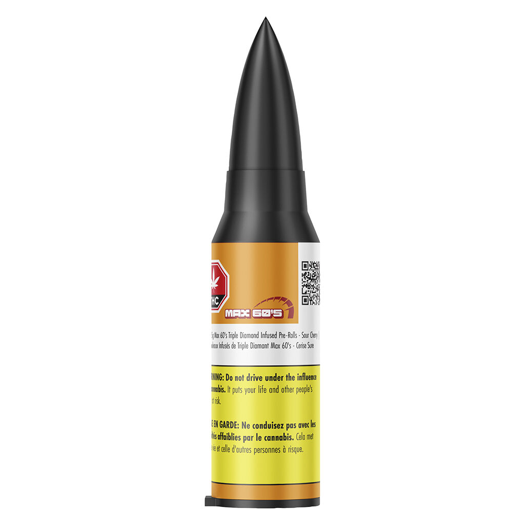 Sour Cherry Triple Diamond Infused Pre-Roll | 3x0.45g