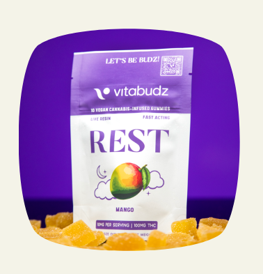 VitaBudz | Mango Rest | Gummies | 10mg