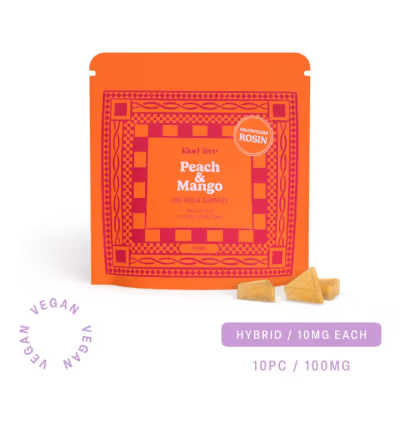 Peach and Mango | Live Rosin Soft Lozenges [10pk x 10mg]