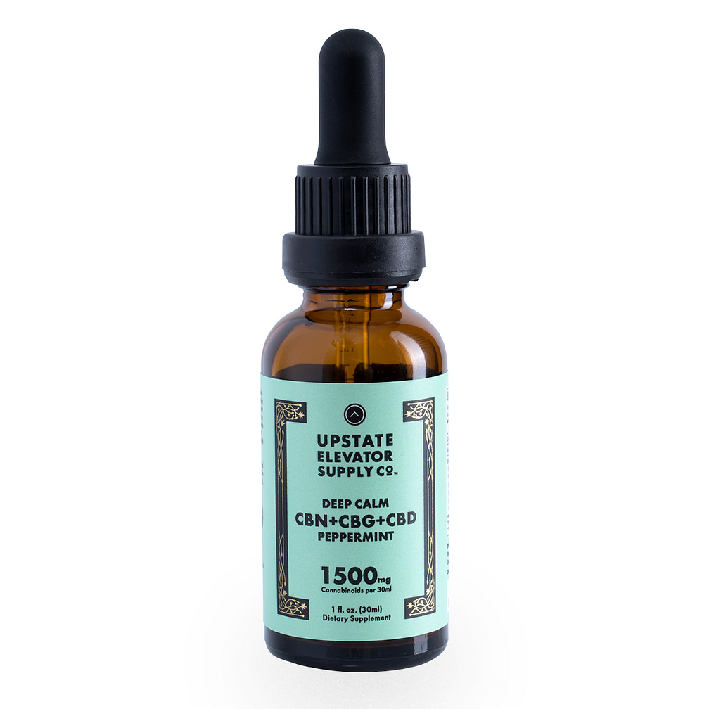 Deep Calm CBN+CBG+CBD Tincture - Peppermint