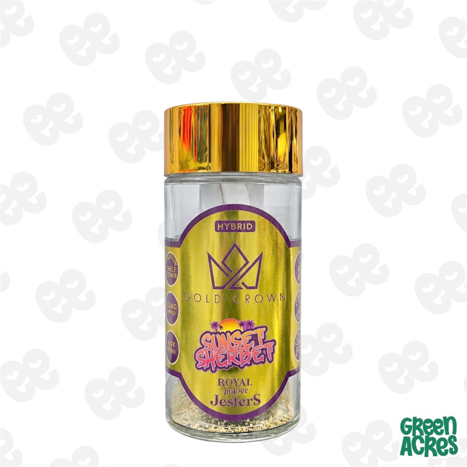 Gold Crown: Sunset Sherbert 5 Pack Infused Tarantula's Pre-Roll's (5x0.7g)