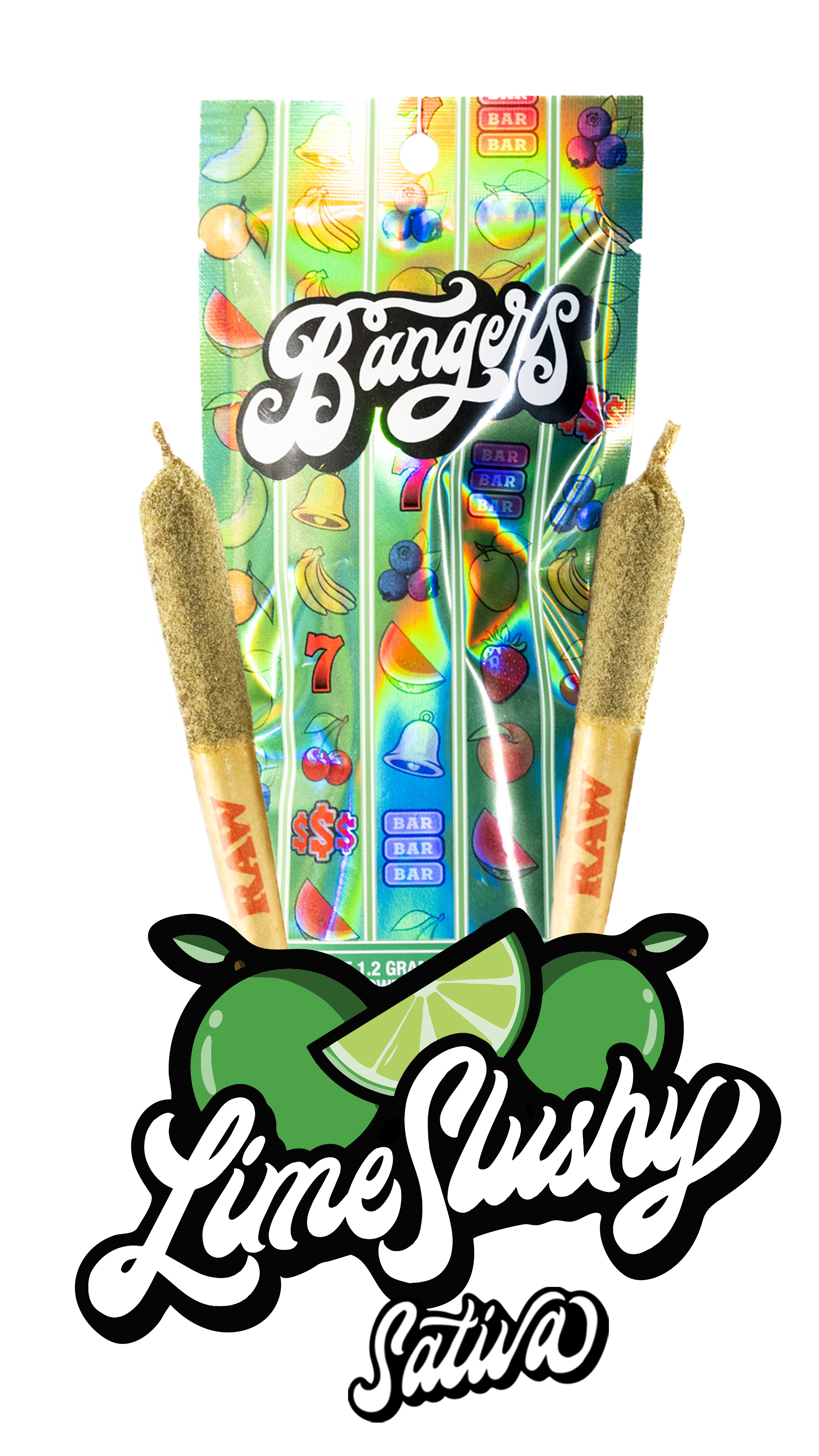 Lime Slushy | .6g Infused | 2pk | Bangers