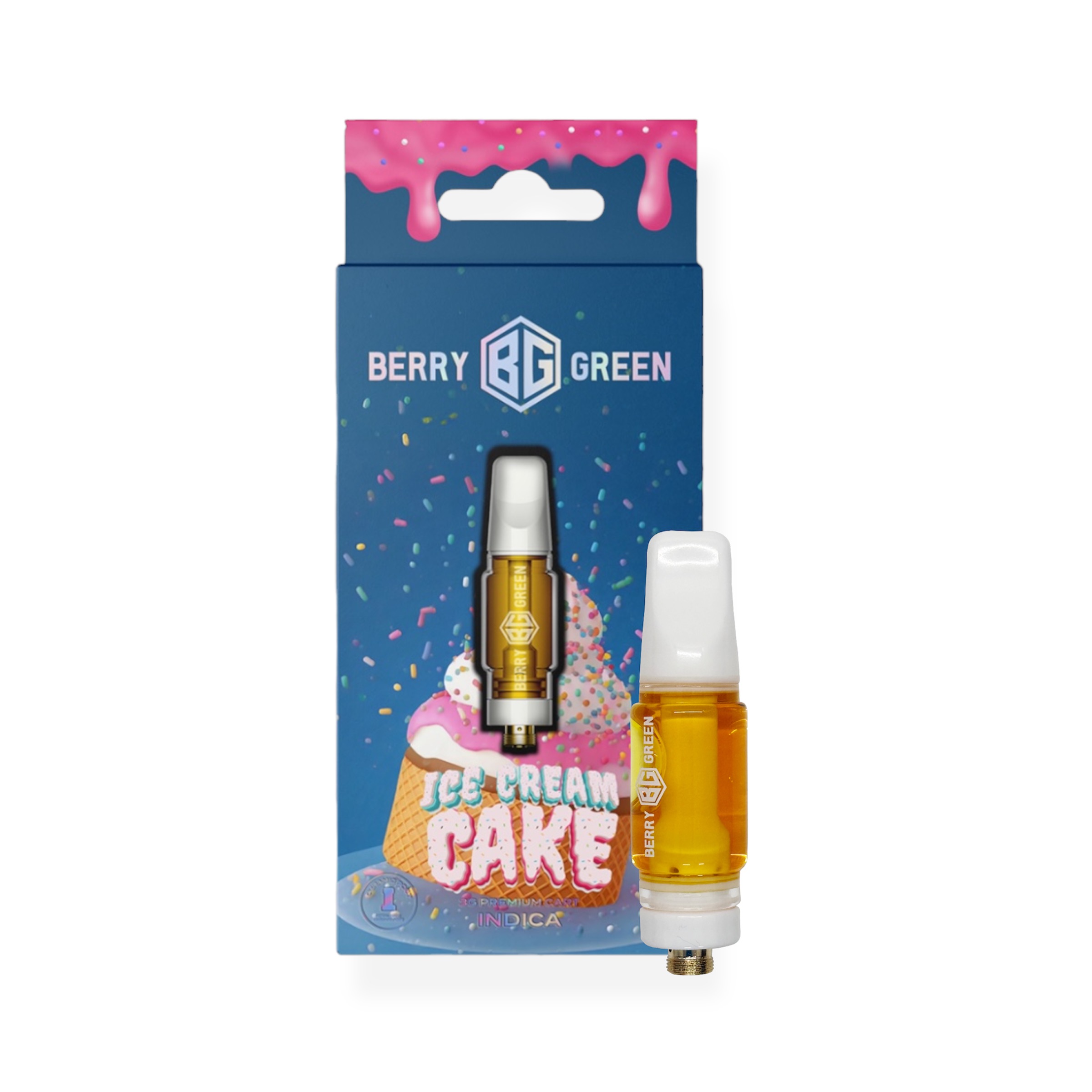 Berry Green - 3g 510 Cartridge - Ice Cream Cake