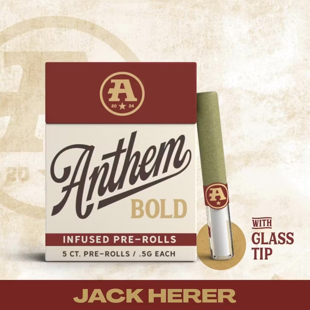Anthem | Jack Herer | 5pk Infused Pre Rolls