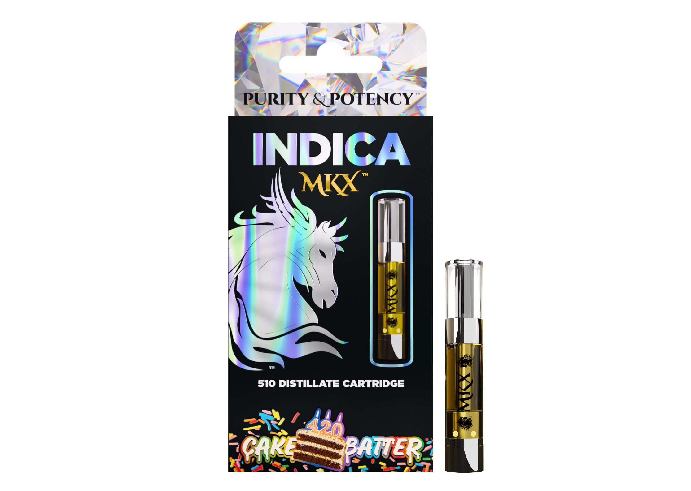 MKX 1 Gram 510 Thread Carts - Cake Batter (Indica)