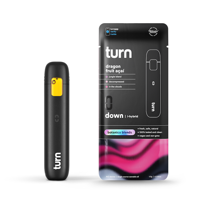 Turn | Down | Botanica Blends | AIO | Dragon Fruit Acai | 1g