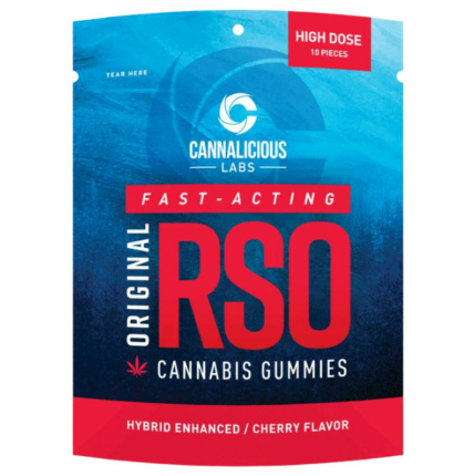 Cannalicious - RSO Cherry - 200mg Gummies