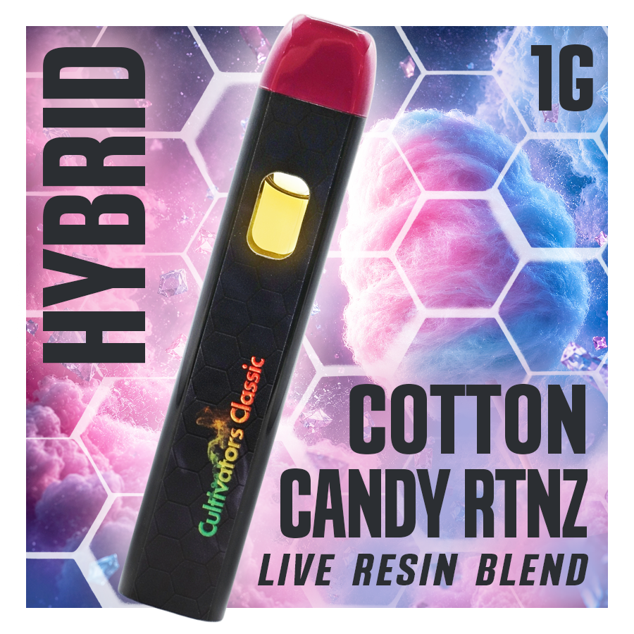 Cotton Candy RNTZ (Live Blend) - Distillate Disposable 1g